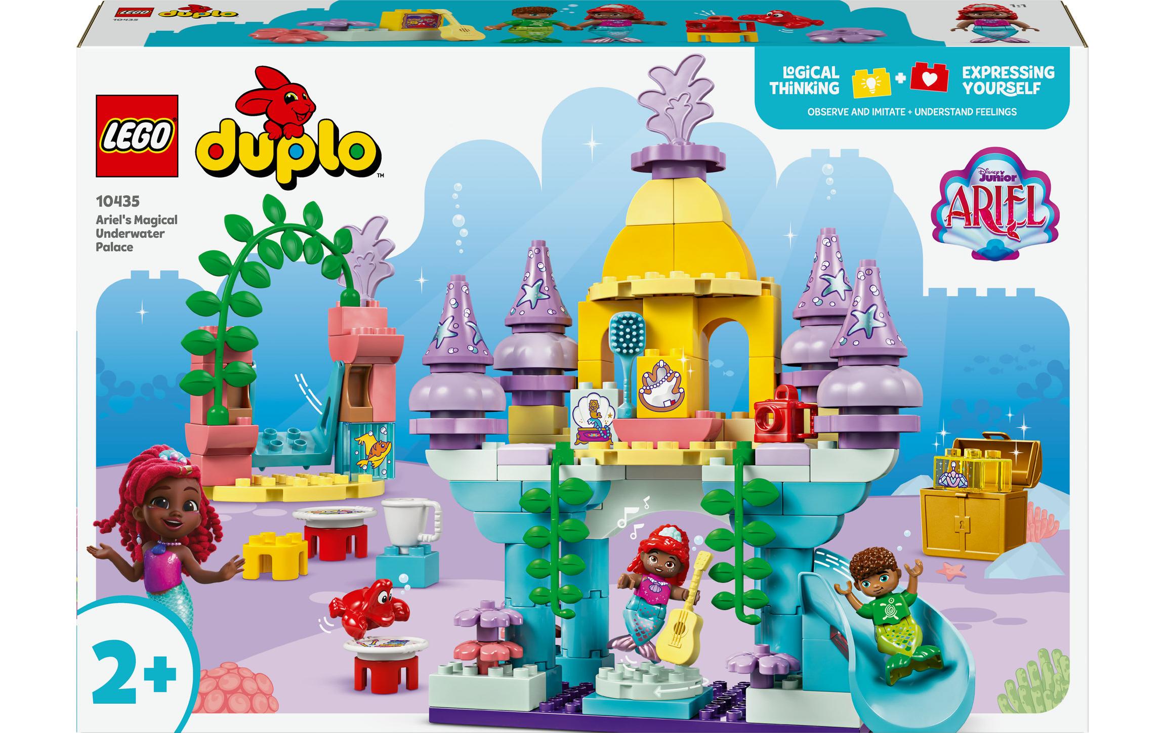 DUPLO® Arielles magischer Unterwasserpalast 10435Bauspielzeug für junge Fans von Arielle