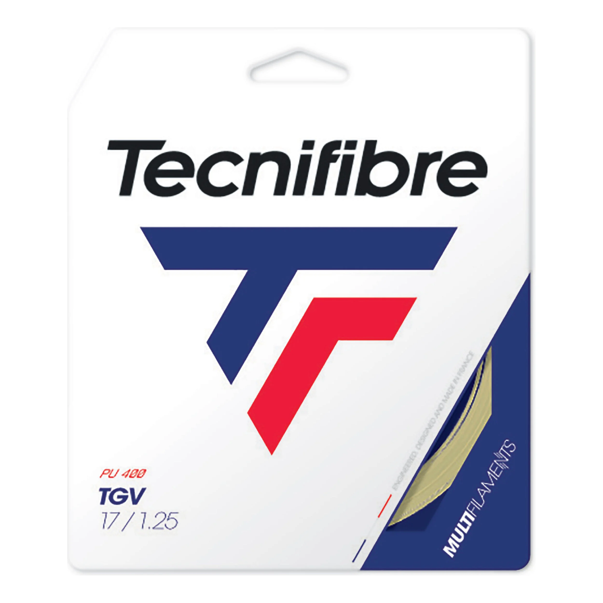 Tecnifibre TGV 12m Cordage En Garniture - Écru