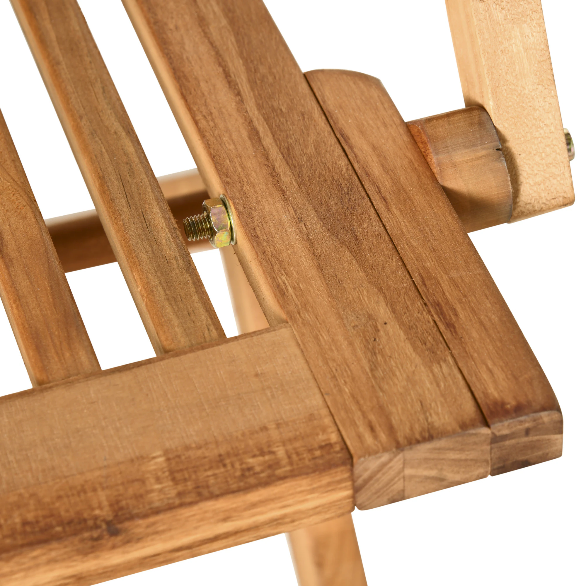 Outsunny 7-teiligen Essgruppe mit 40 mm ? Schirmloch natur 160L x 85B x 72H cm