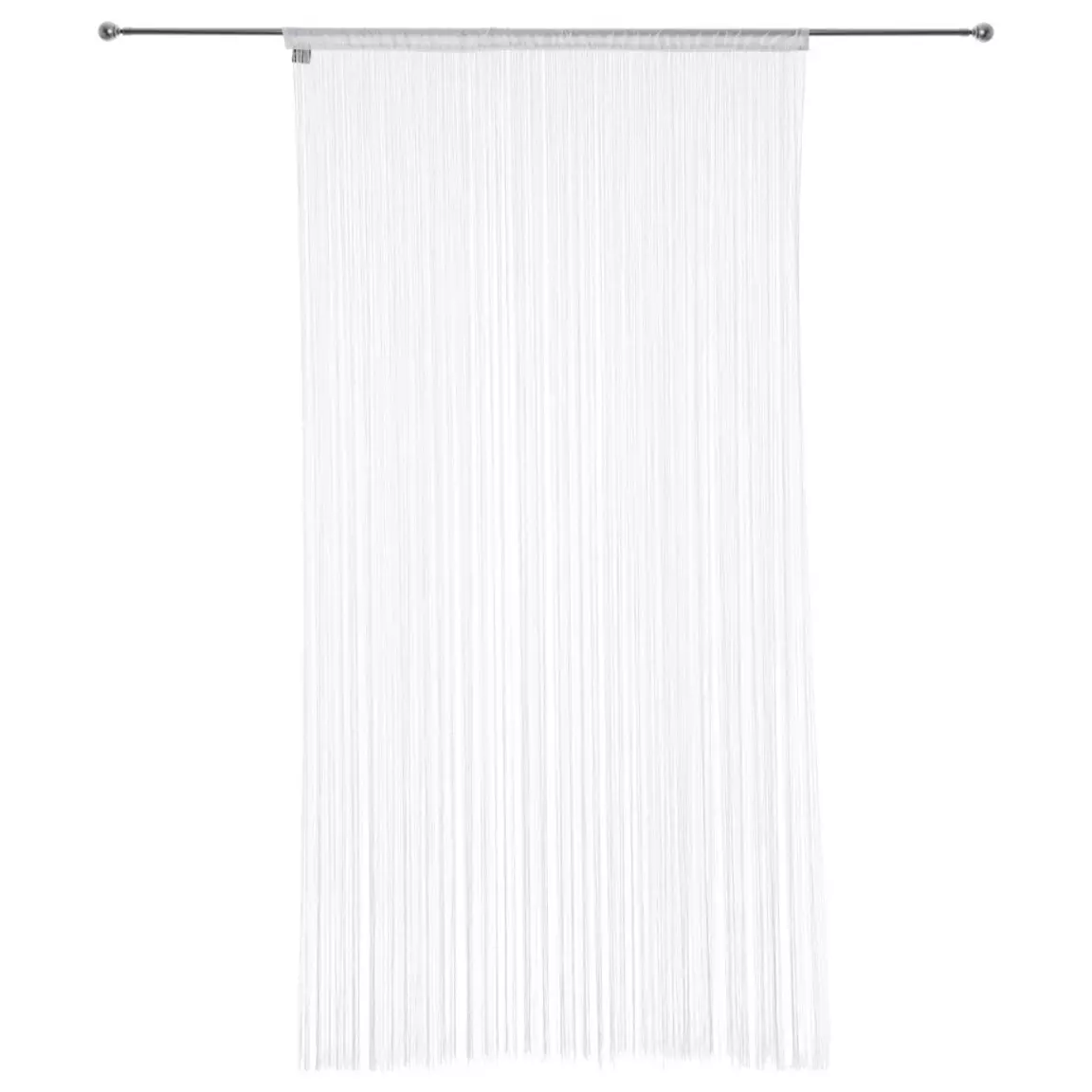 Rideau de fil (90 x H200 cm) Uni Ivoire