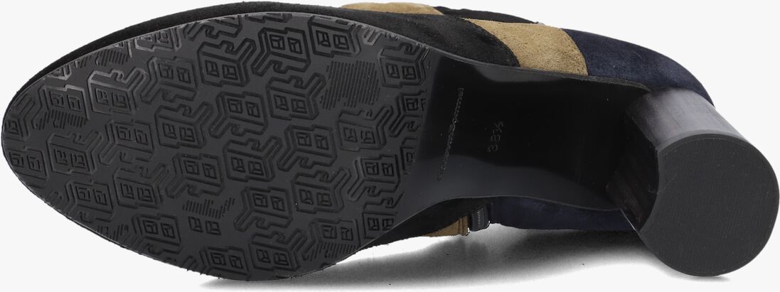 zwarte floris van bommel enkellaarsjes sfw-50075 kaci