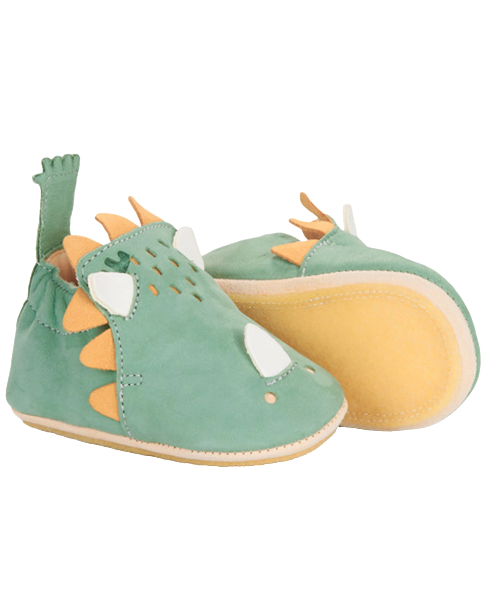 Krabbelschuhe MY BLUBLU DRAGON in harbor grey