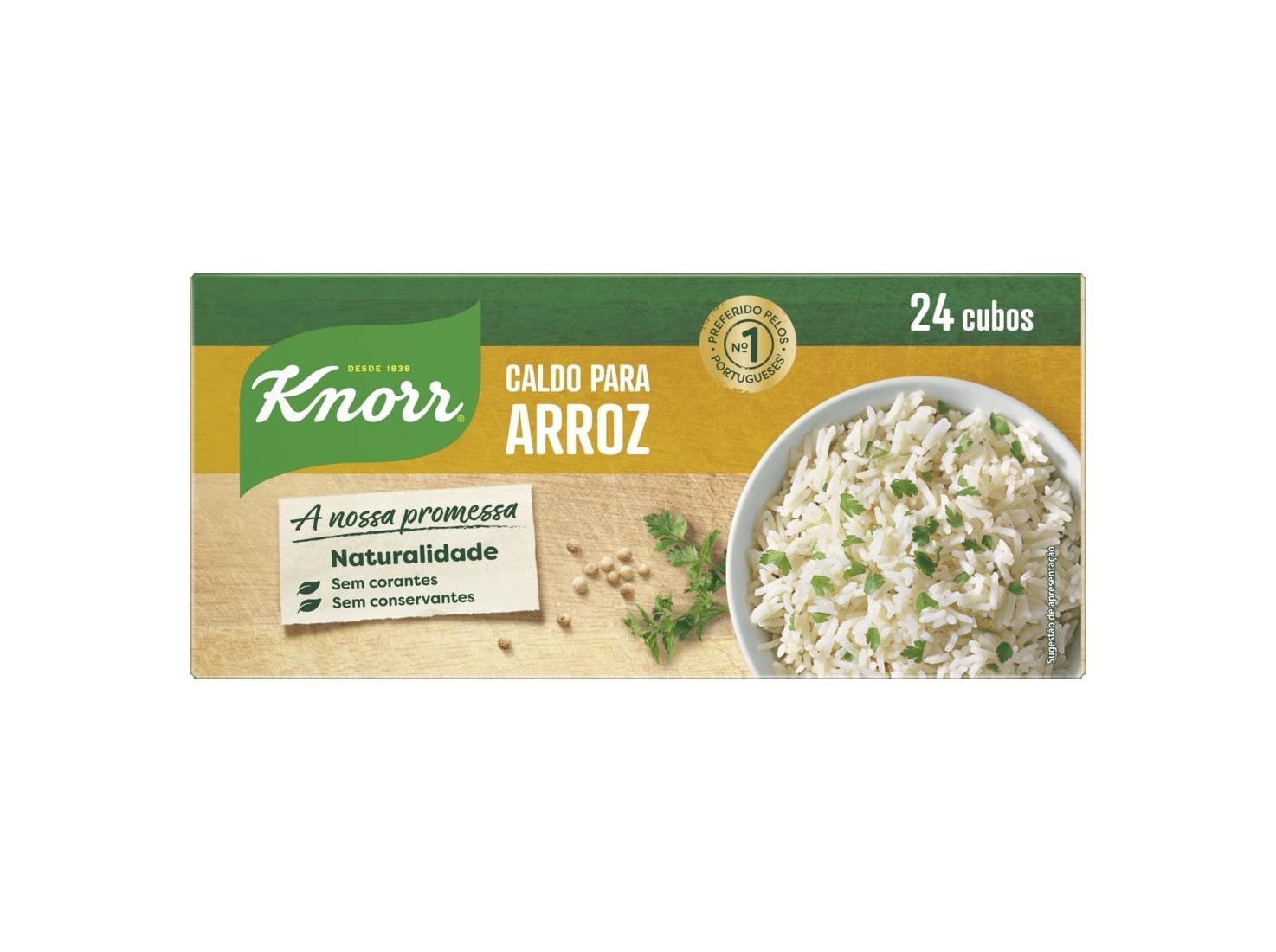 CALDO KNORR PARA ARROZ 24 CUBOS 240G