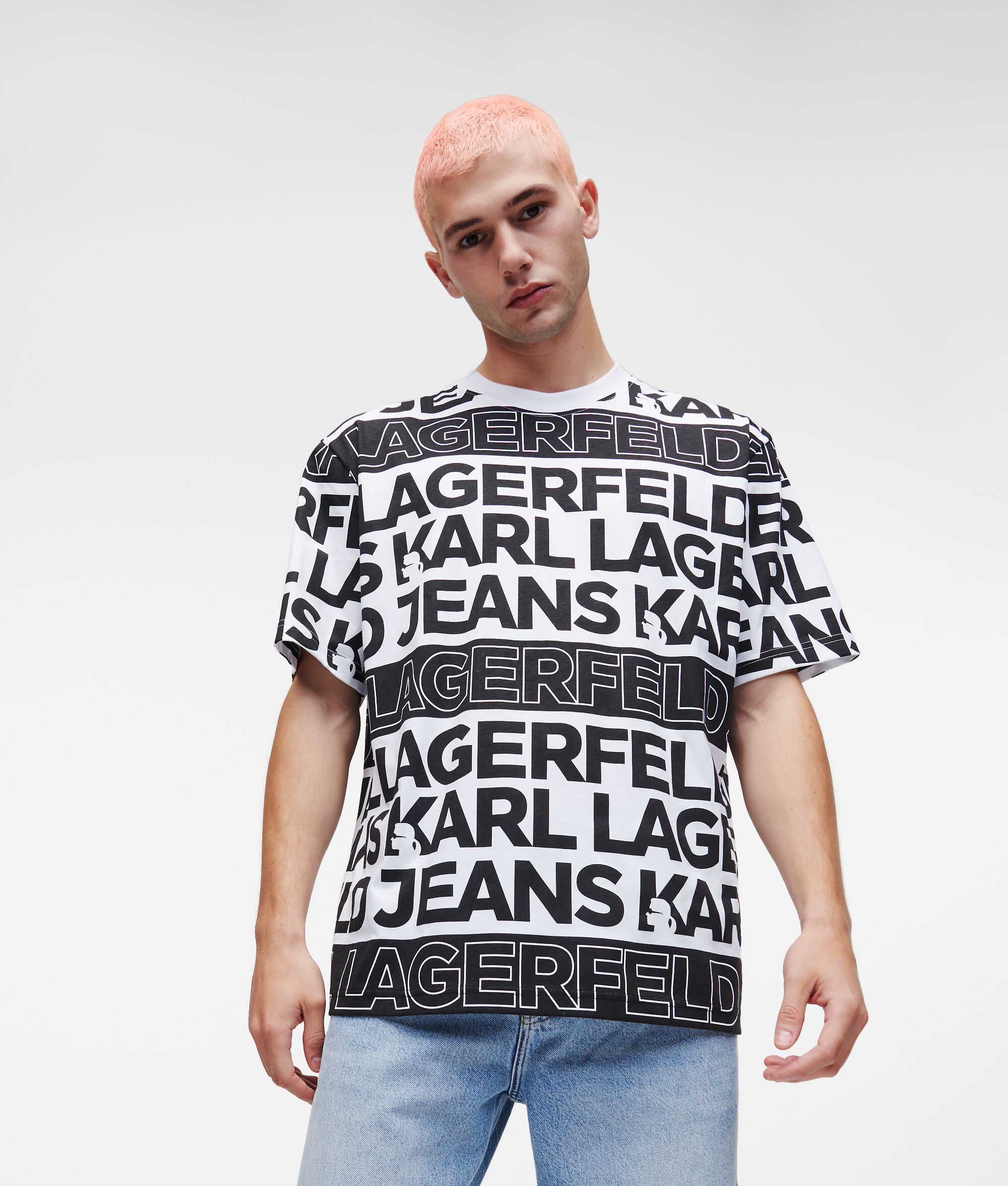 T-SHIRT LOGO KLJ FAÇON ALL-OVER