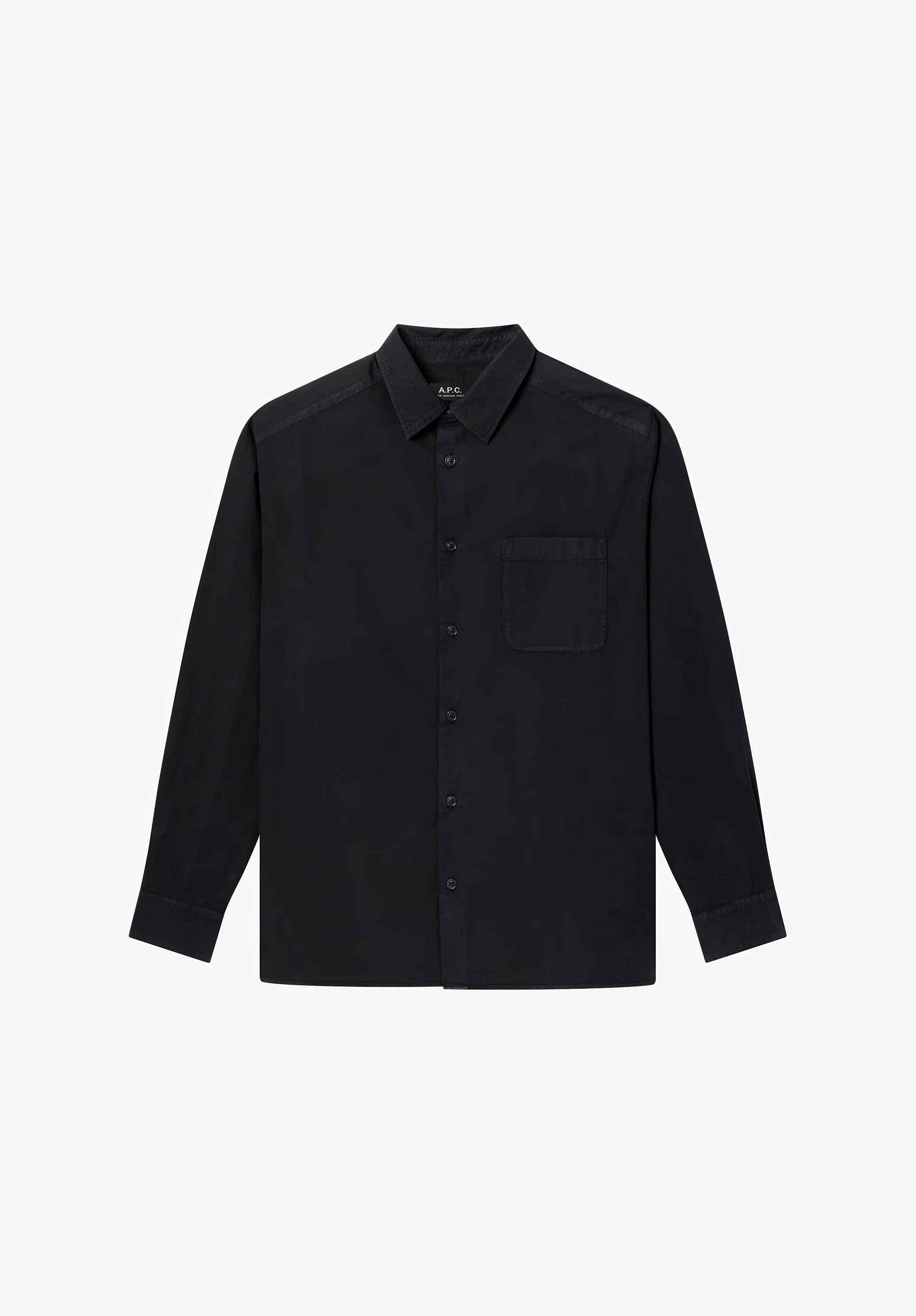 chemise malo logo - Faux noir