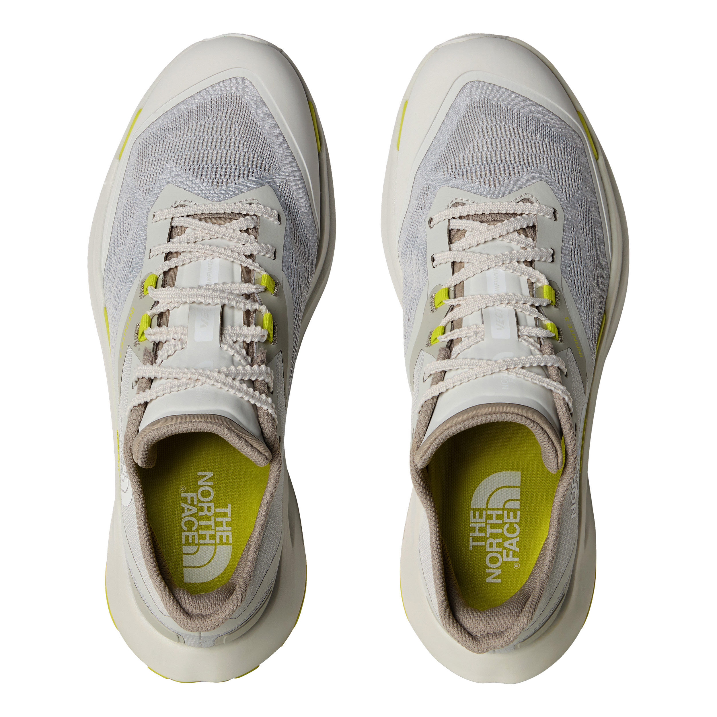 The North Face Vectiv Infinite 3 Chaussure Trail Hommes - Gris Clair , Jaune