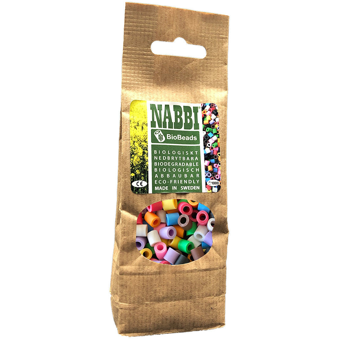 Nabbi biobeads® strijkkralen mix - 1000st