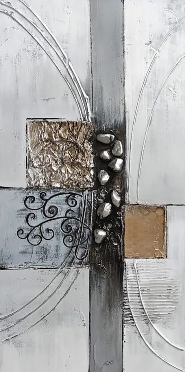 Bönninghoff Ölgemälde Abstrakt 1 Stk. tlg. jedes Bild ein Unikat, BxH: 40x80 cm