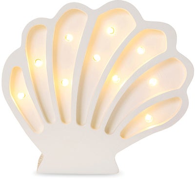 Little Lights Lampe Skjell, Hvit