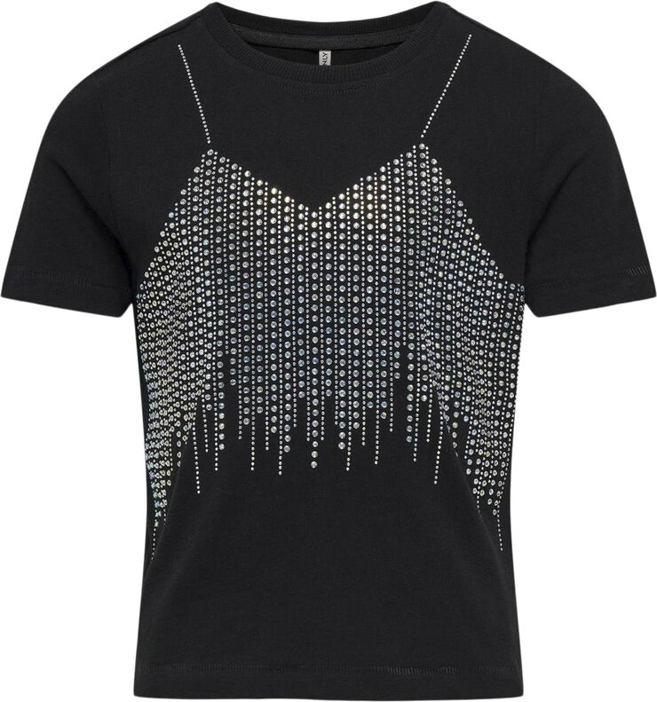 ONLY KOGBILLIE LIFE S/S TOP JRS Blå