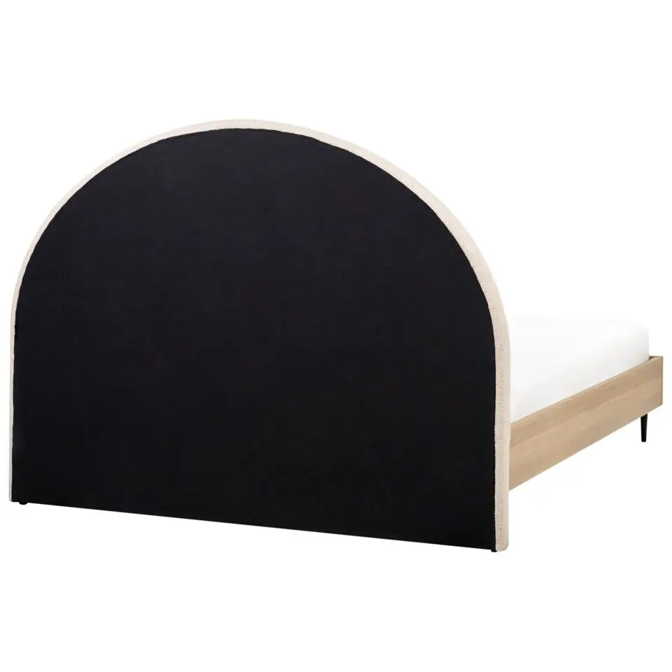 MILLAY - Bed - Beige - 160 x 200 cm - Bouclé