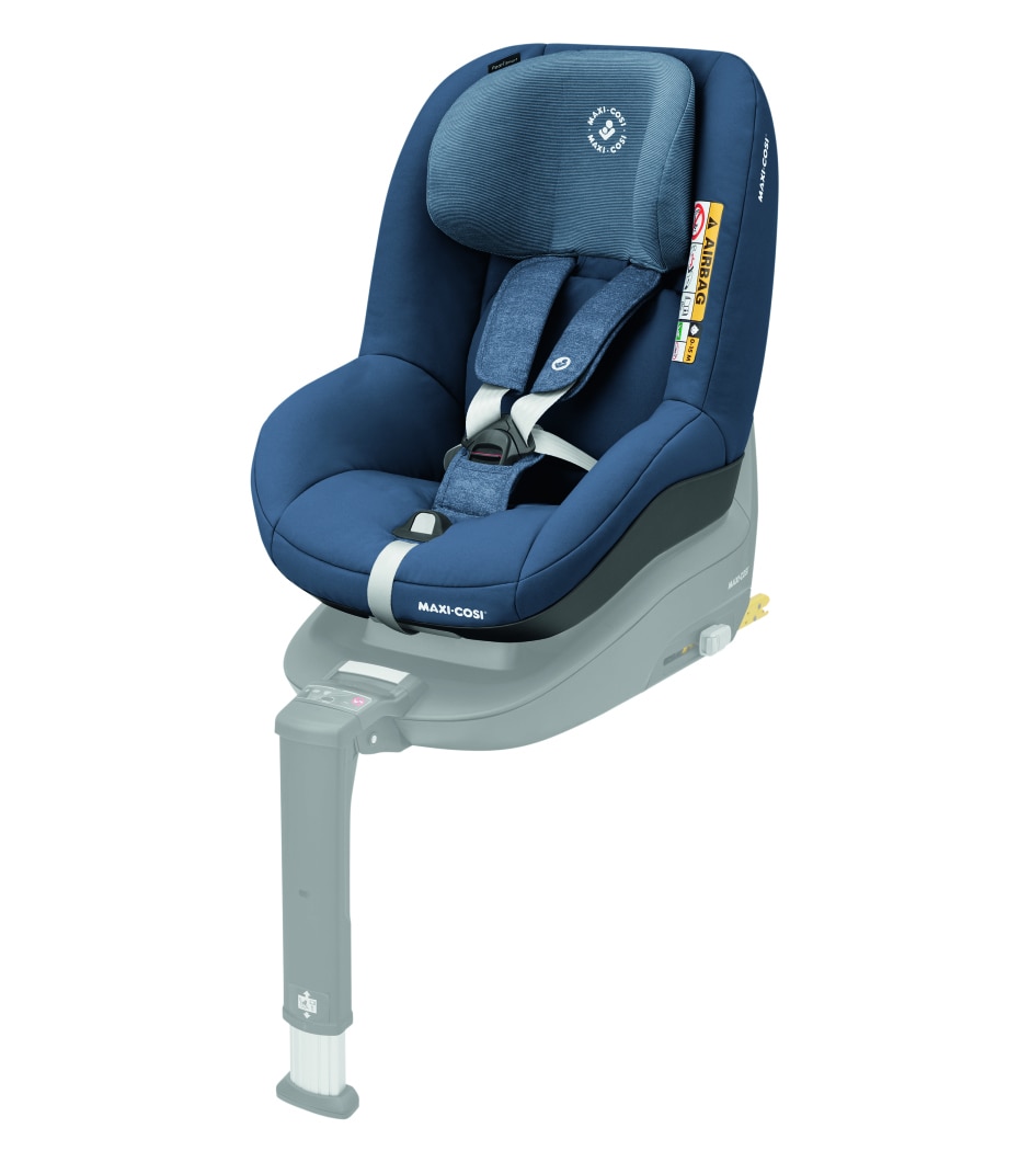 Pearl Smart 6 M - 4 Y  67 - 105 cm  9 - 18,5 kg    i-Size Sicherheit  |    Installationsanzeige |    Anbringung in/entgegen der Fahrtrichtung |    Höhe der Kopfstütze und Hosenträgergurte gleichzeitig verstellbar |