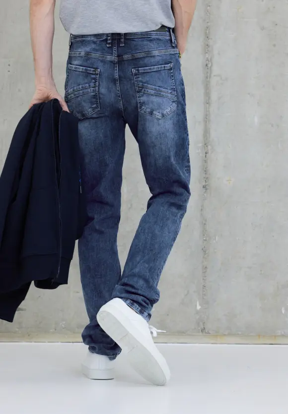 Regular Fit Jeans - dark indigo authentic wash