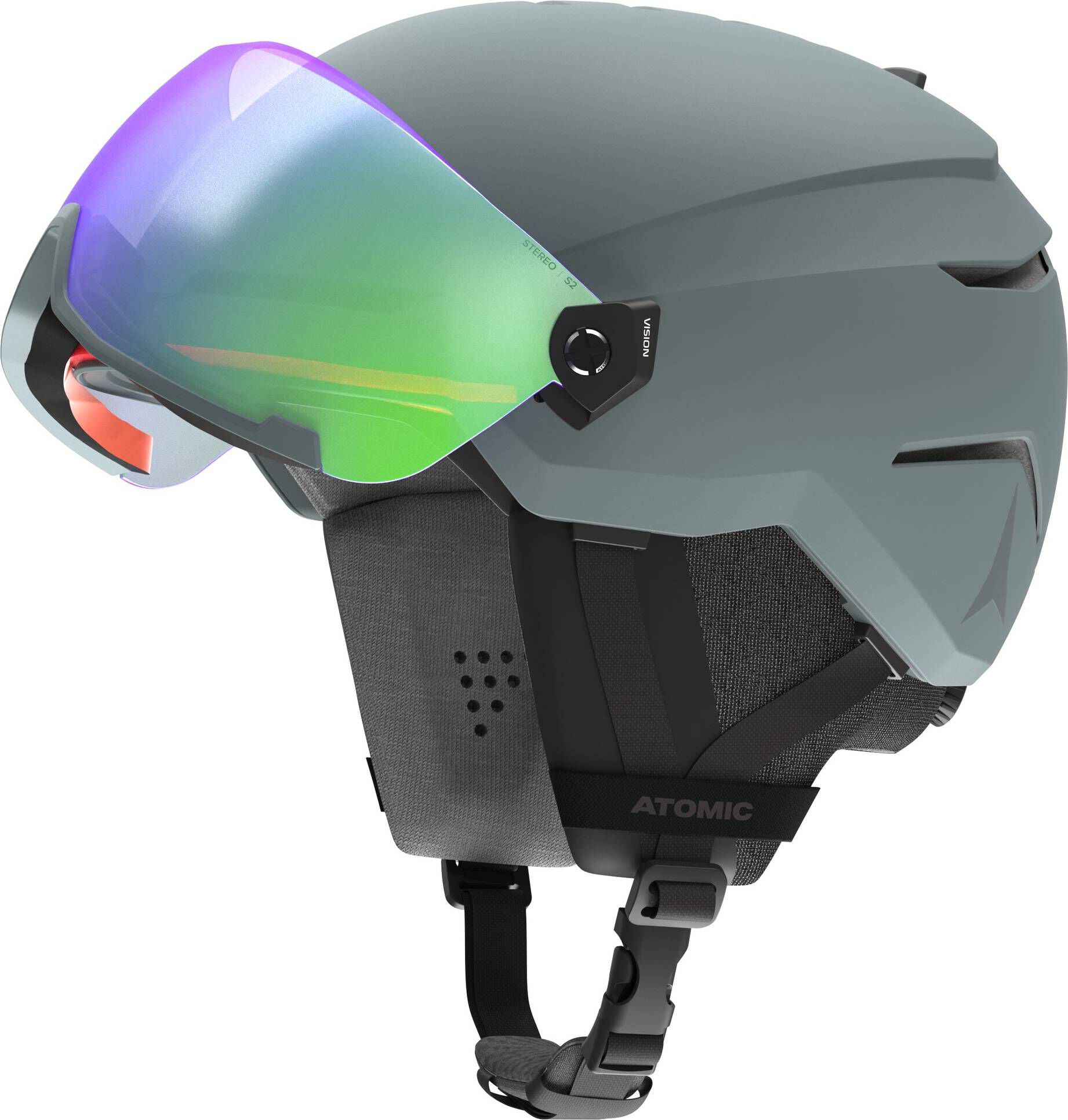 Atomic| Skihelm SAVOR VISOR STEREO GREEN