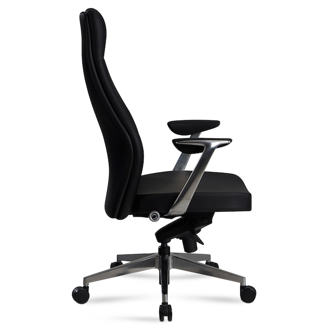 CASAVANTI Bürostuhl 74x125x74 cm Kunstleder schwarz