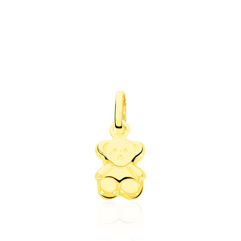 Pendentif Songea Ourson Or Jaune
