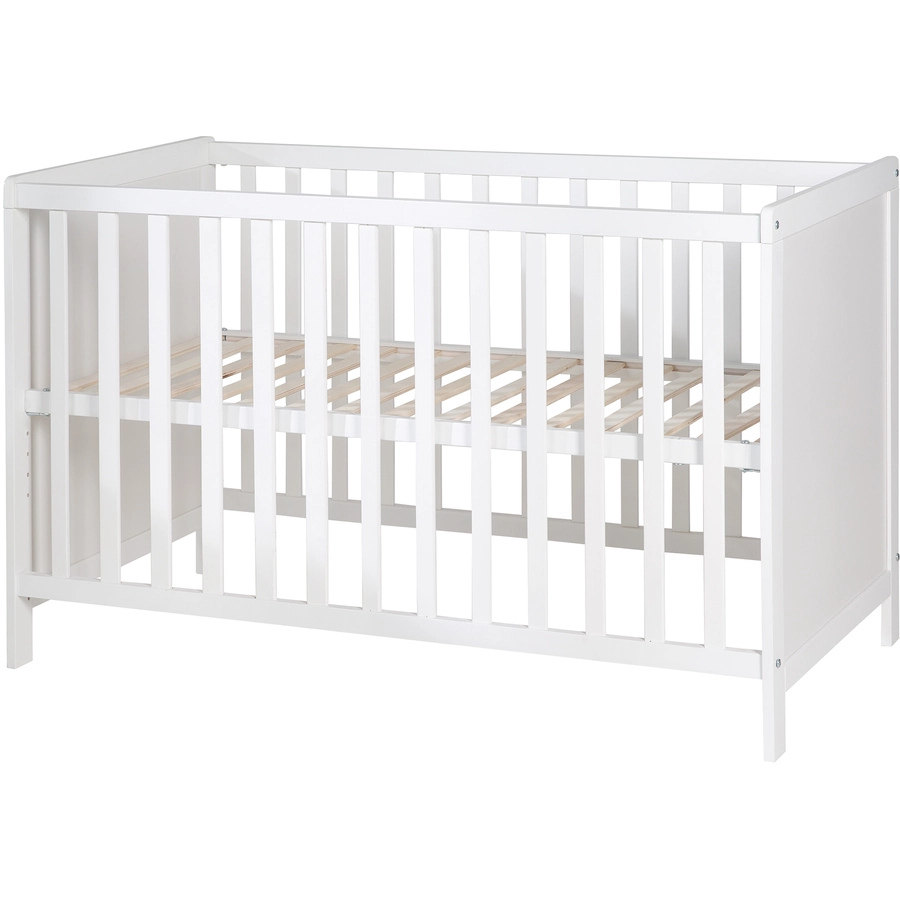 roba Beistellbett weiß 60 x 120 cm mit Matratze