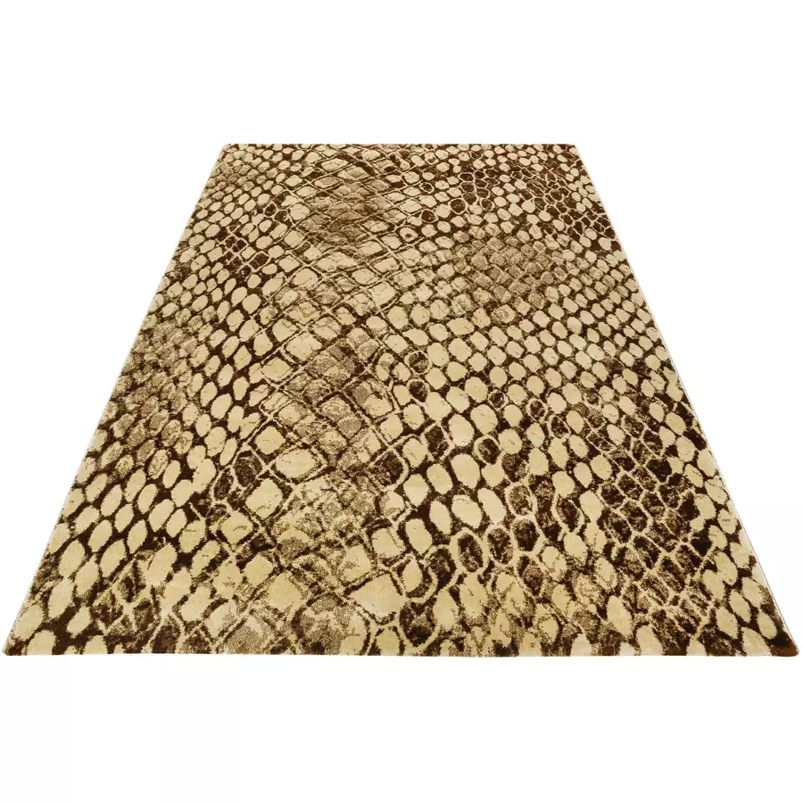 Wecon home Kurzflorteppich Snake beige