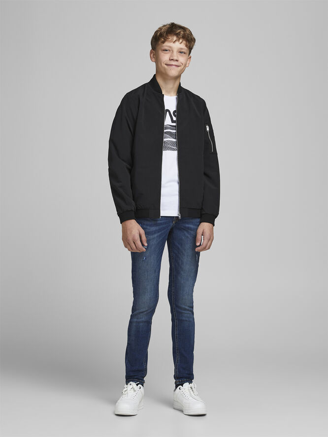 Jack & Jones JJERUSH BOMBER NOOS JNR Sort