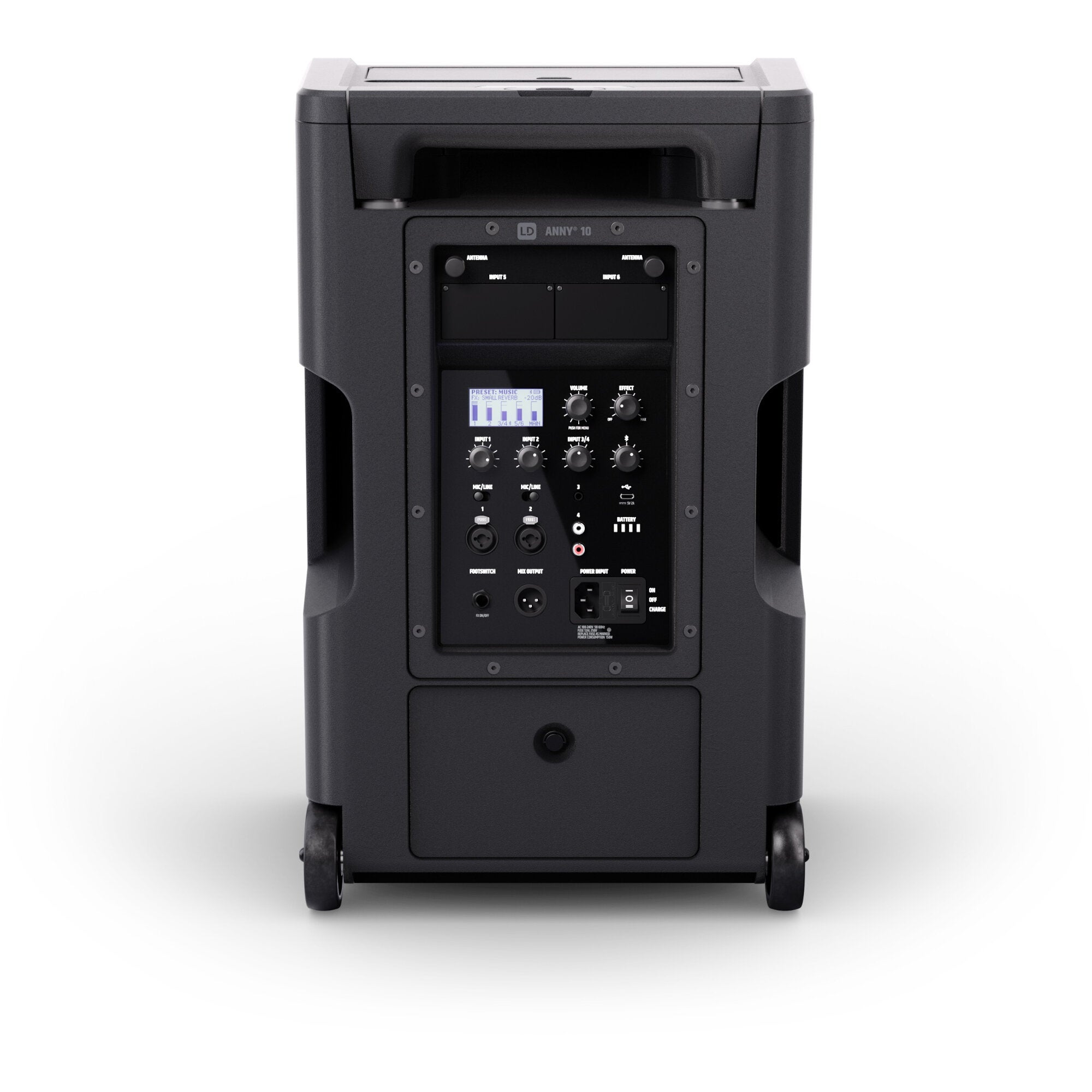 LD Systems Anny 10 draagbaar 10 inch PA-systeem, met accu