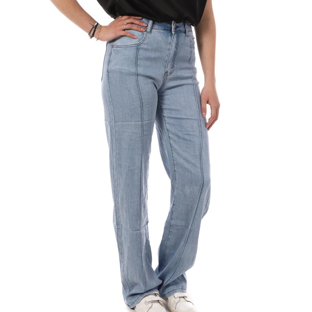 Monday Premium Jean Droit Bleu Femme Monday Premium Wide