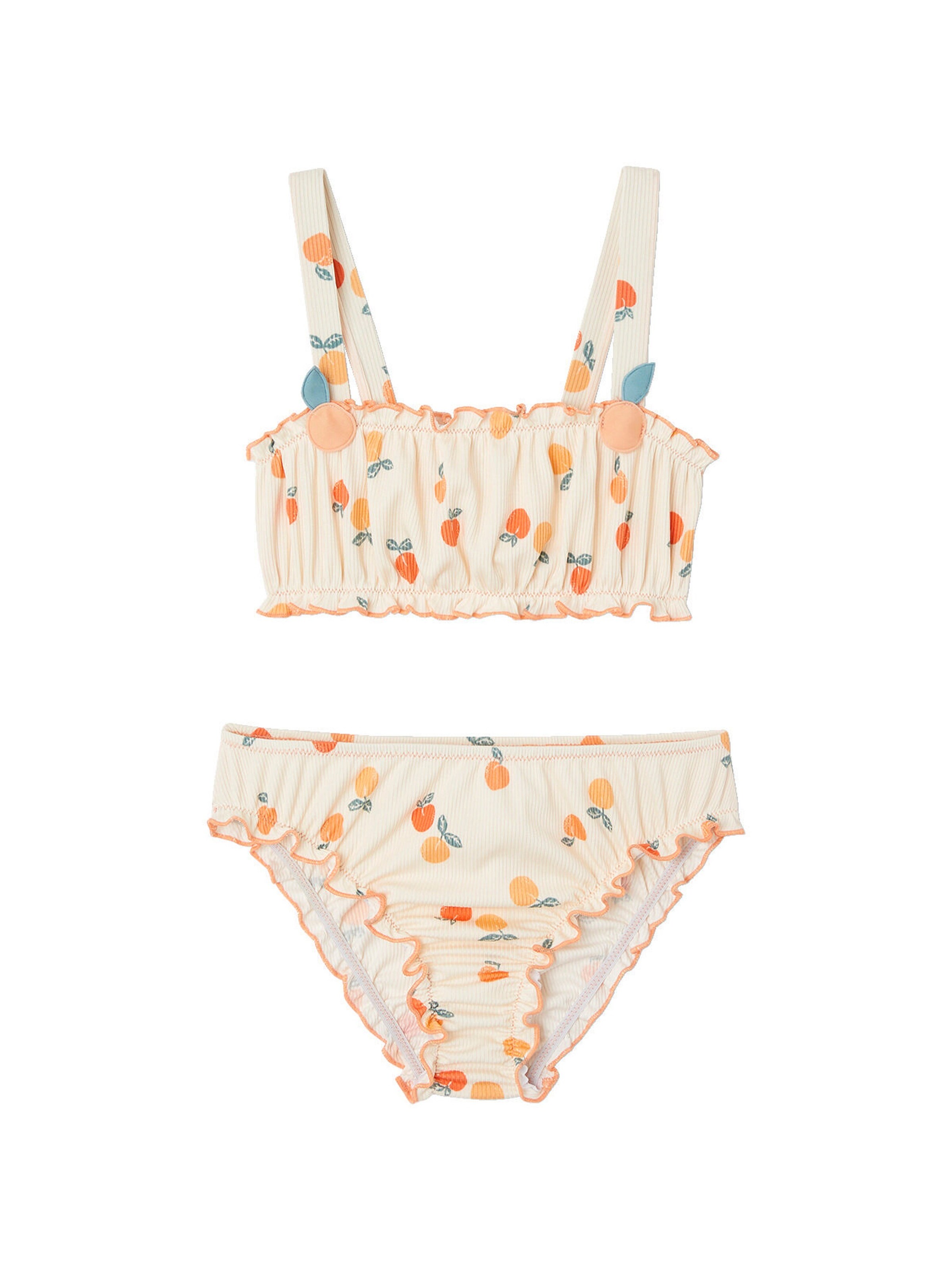 Vertbaudet Mädchen Bikini wollweiß