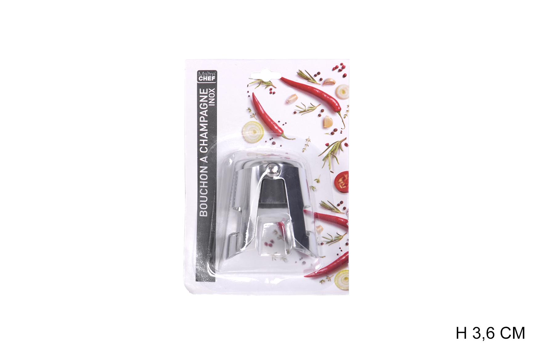 BOUCHON A CHAMPAGNE INOX