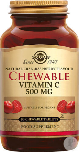 Solgar Vitamin C 500mg 90 Comprimés À Croquer