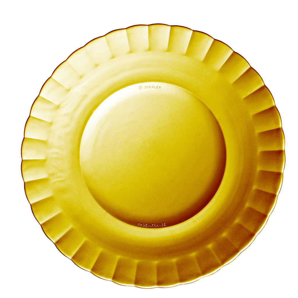 Le Picardie®  - Assiette plate en verre 23 cm & 26 cm (lot de 6)