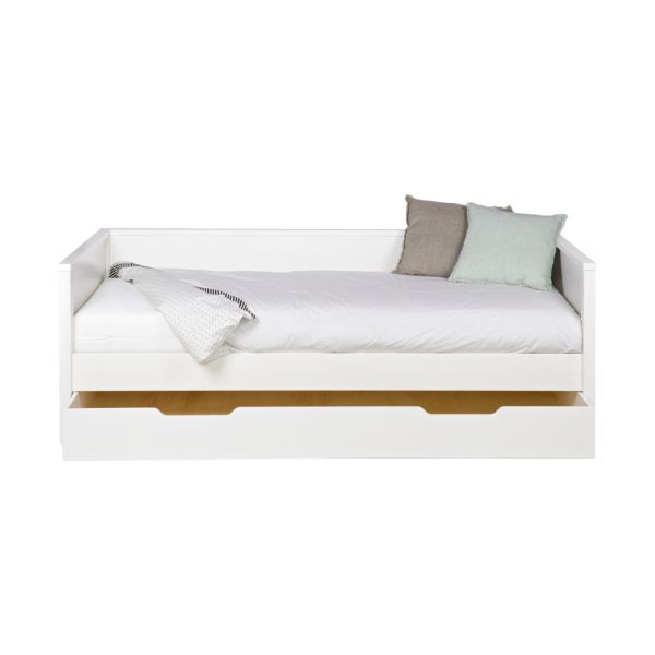 Woood Nikki & Jade Bedlade Wit 90 x 200 cm