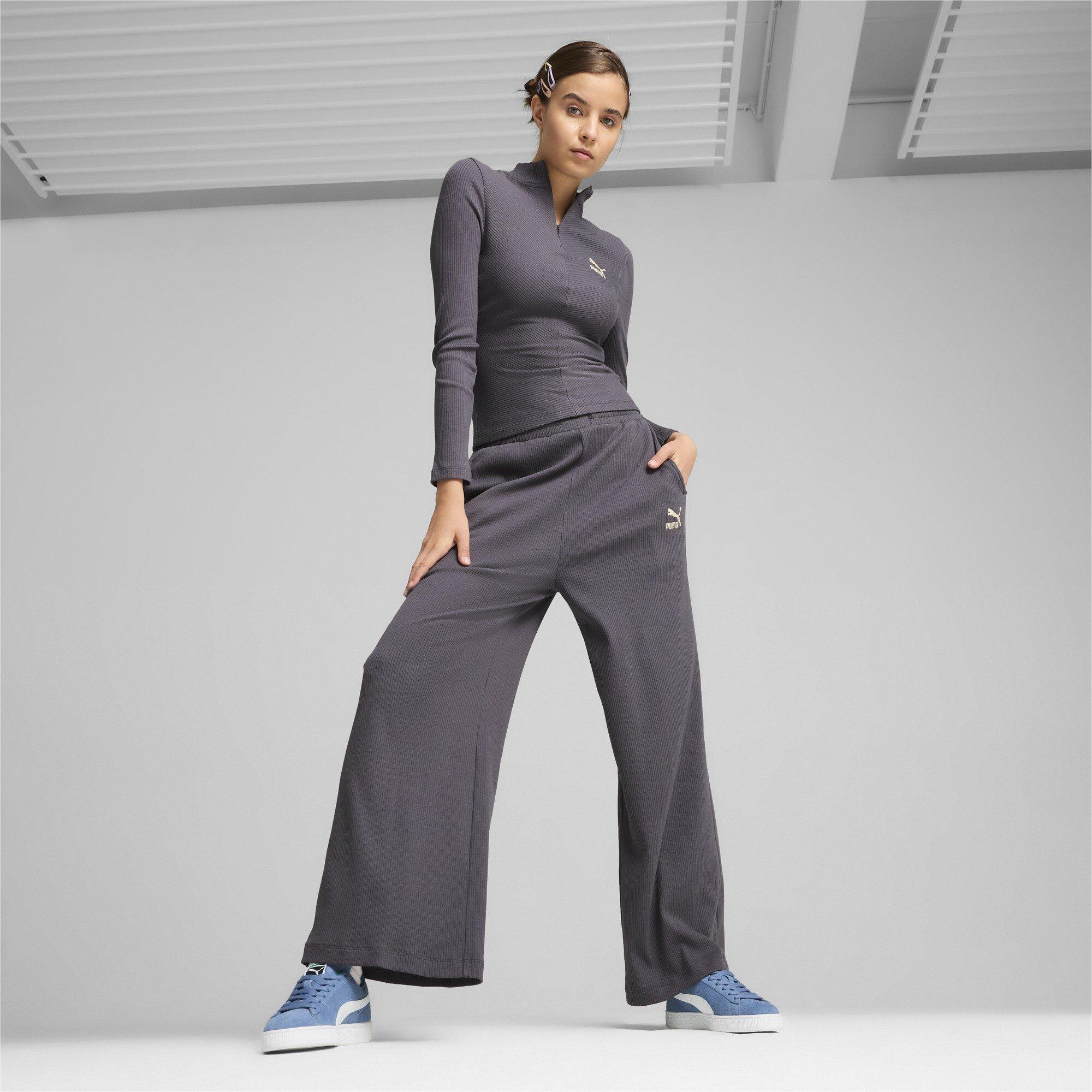 Puma CLASSICS Ribbed Half-Zip Long Sleeve