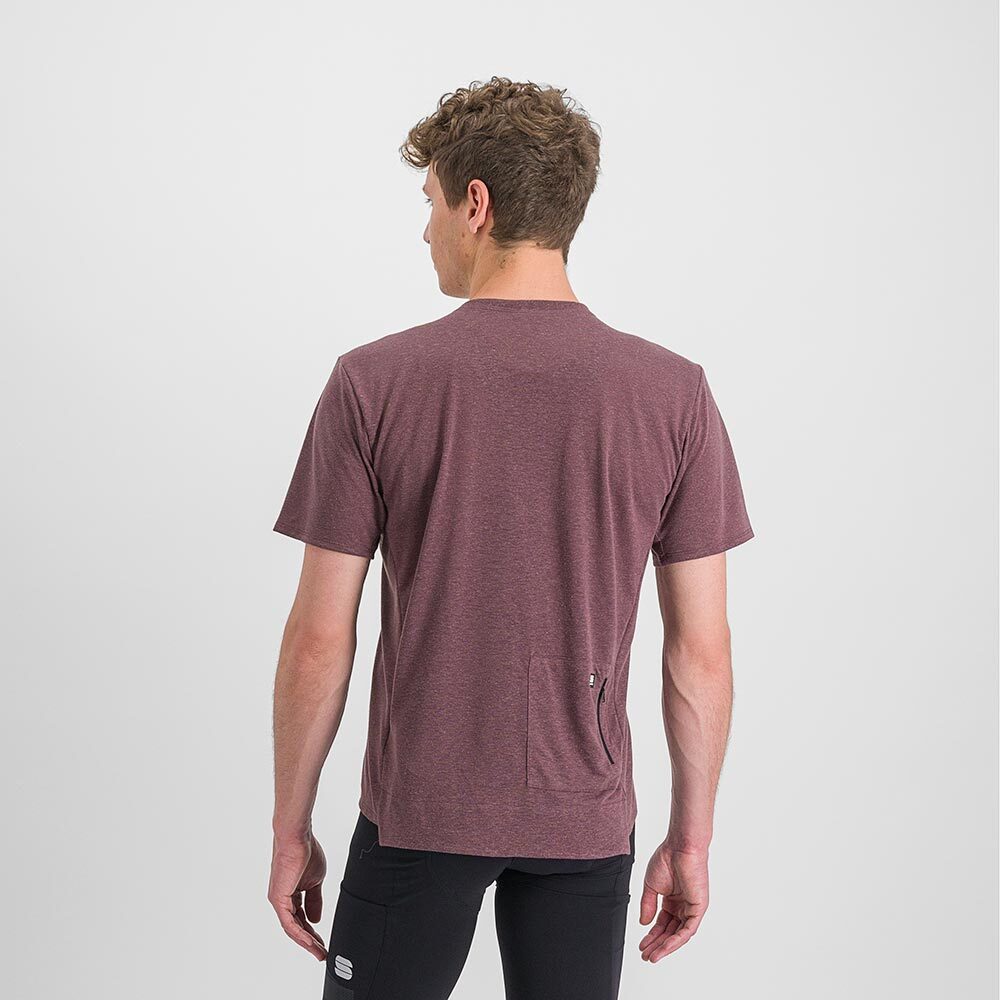 Sportful Giara Fietsshirt Korte Mouwen Paars Heren