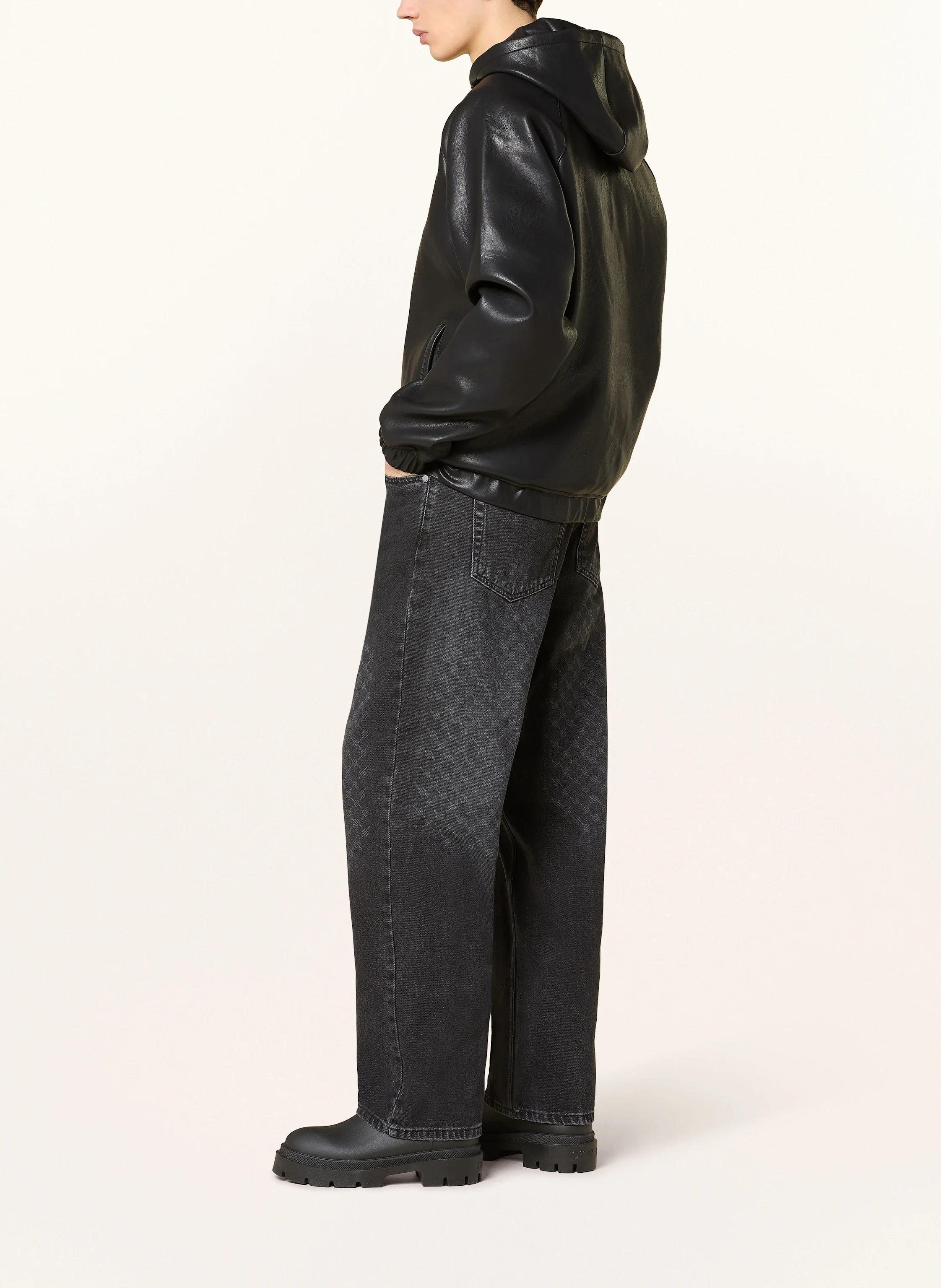 DAILY PAPER Jacke in Lederoptik