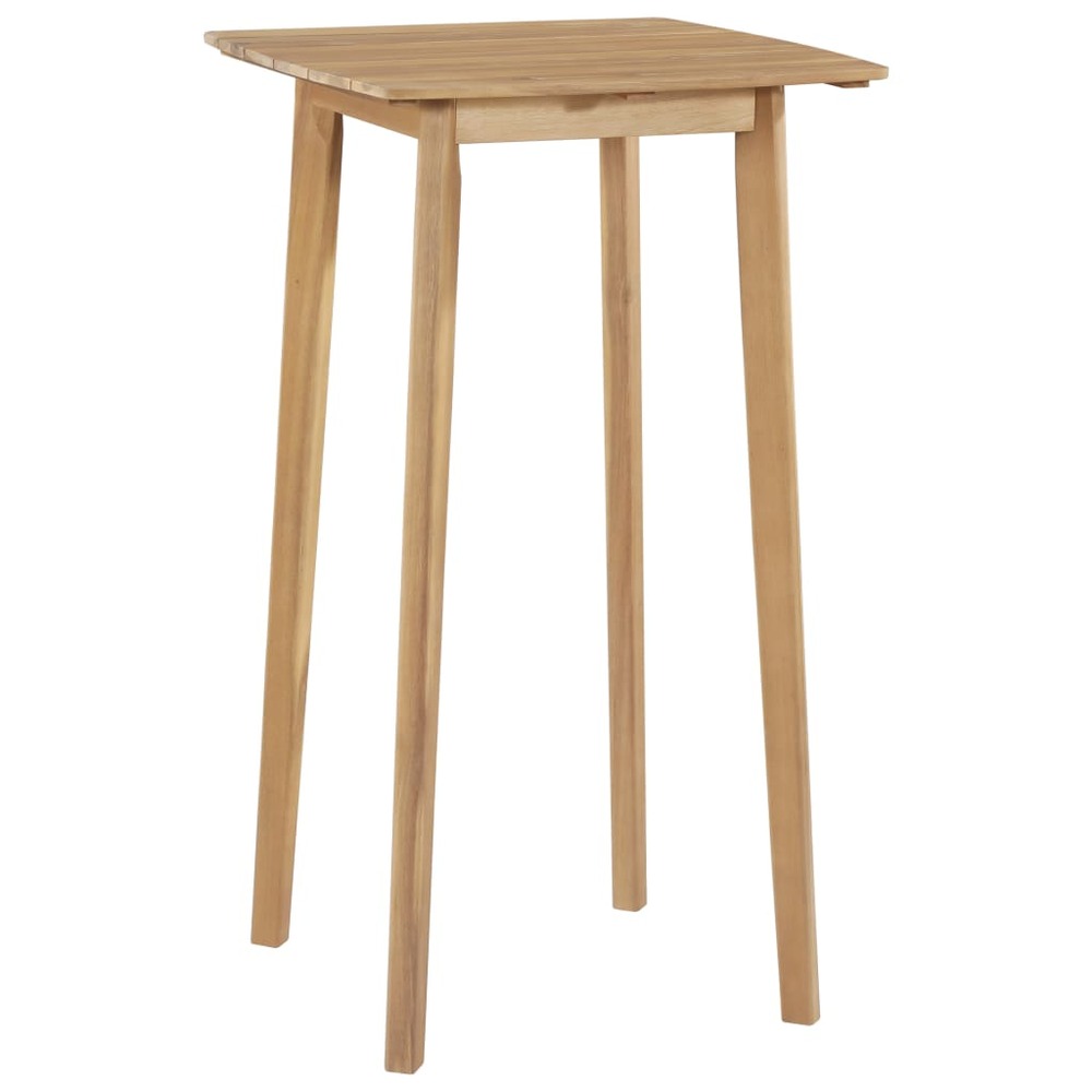 Mobilier de bar 3 pièces bois d'acacia solide