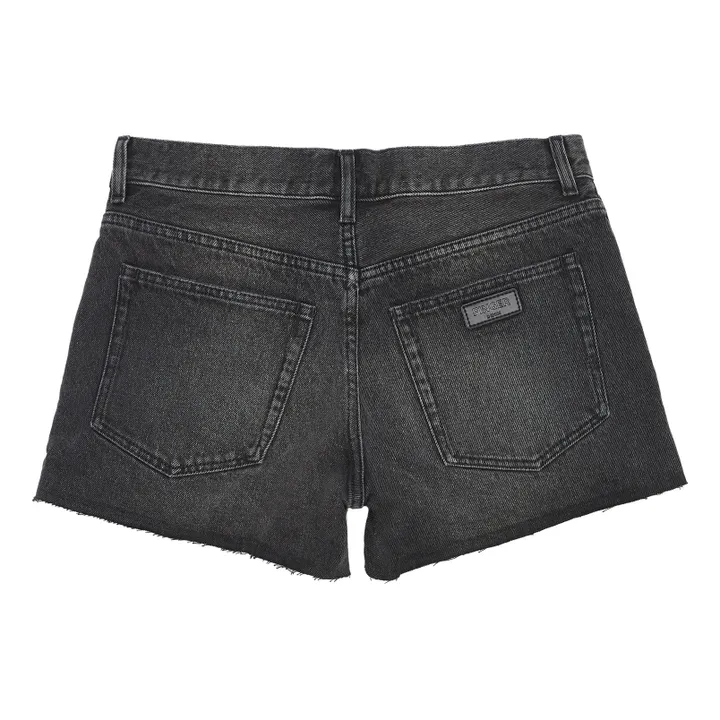 Finger in the nose Short Low Waist Eva | Denim gris