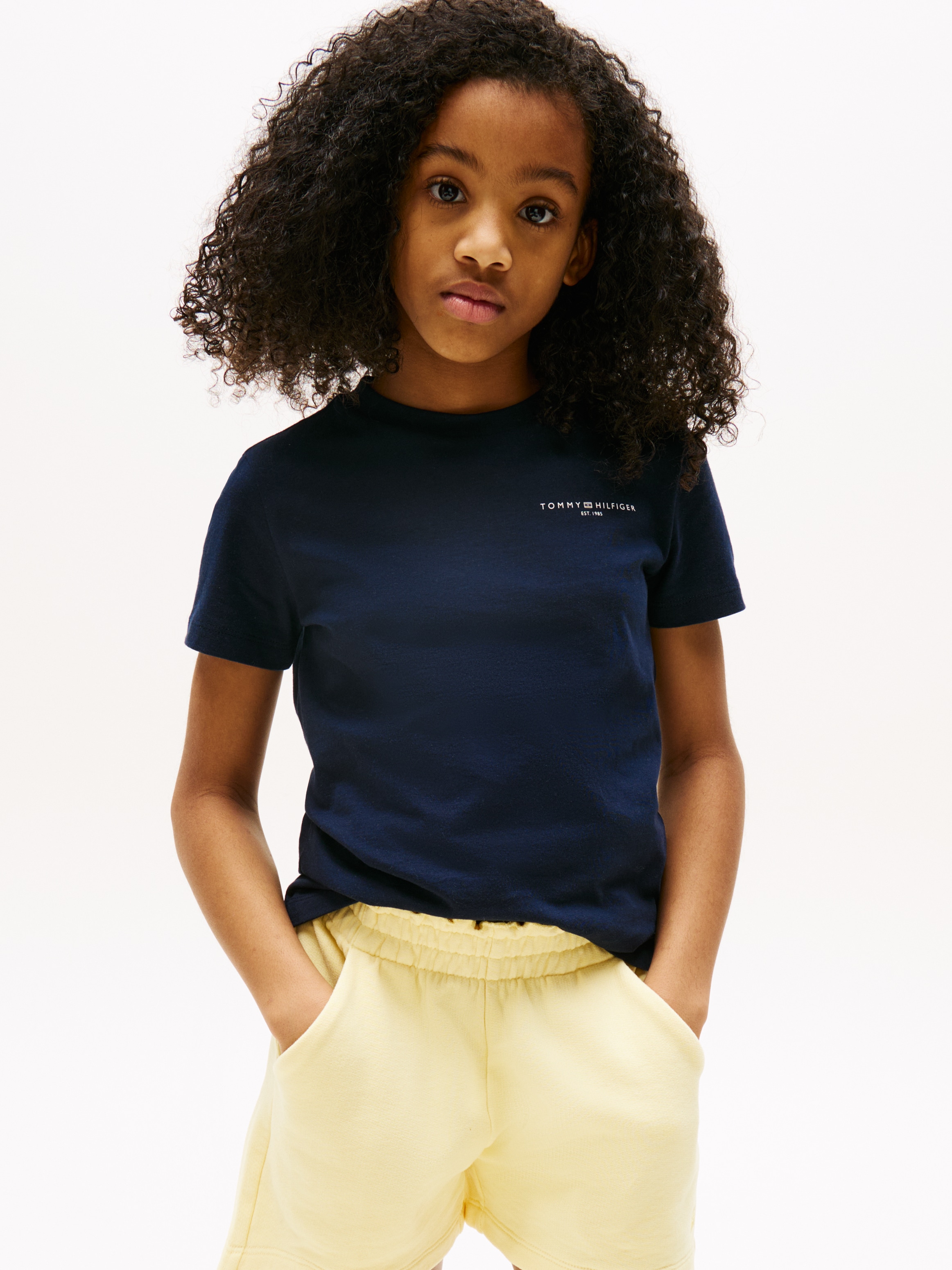 Tommy Hilfiger T-Shirt »MINI CORP T-SHIRT«, in Unifarbe