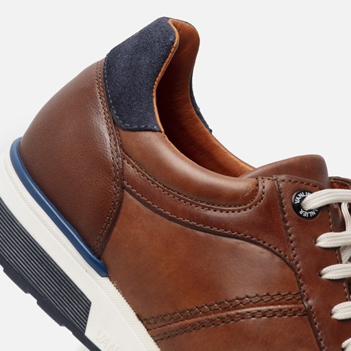 Van Lier Positano Sneakers cognac Leer