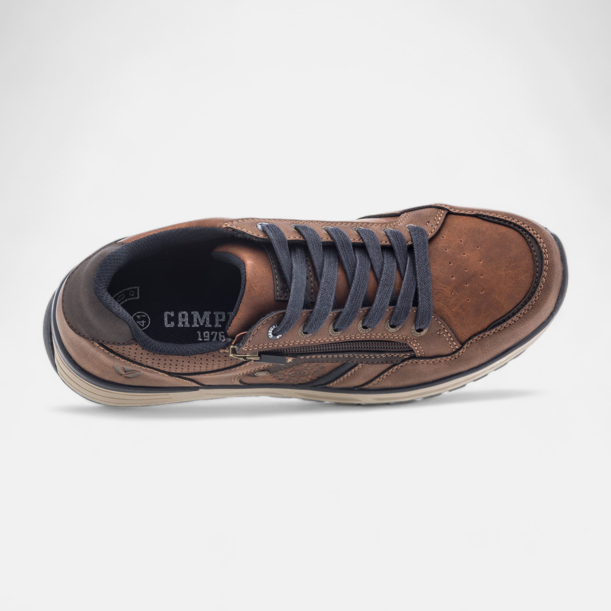 Baskets basses Homme cognac