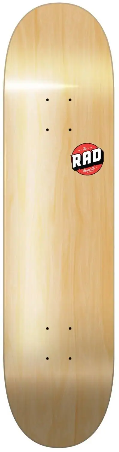 RAD Blank Logo Skateboard Deck | SkatePro