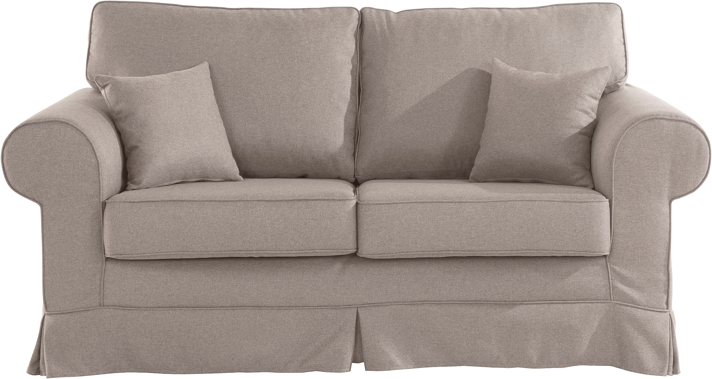 Home affaire 2-Sitzer »Shadmoor« Hussenoptik, in uni oder mit Blumendruck