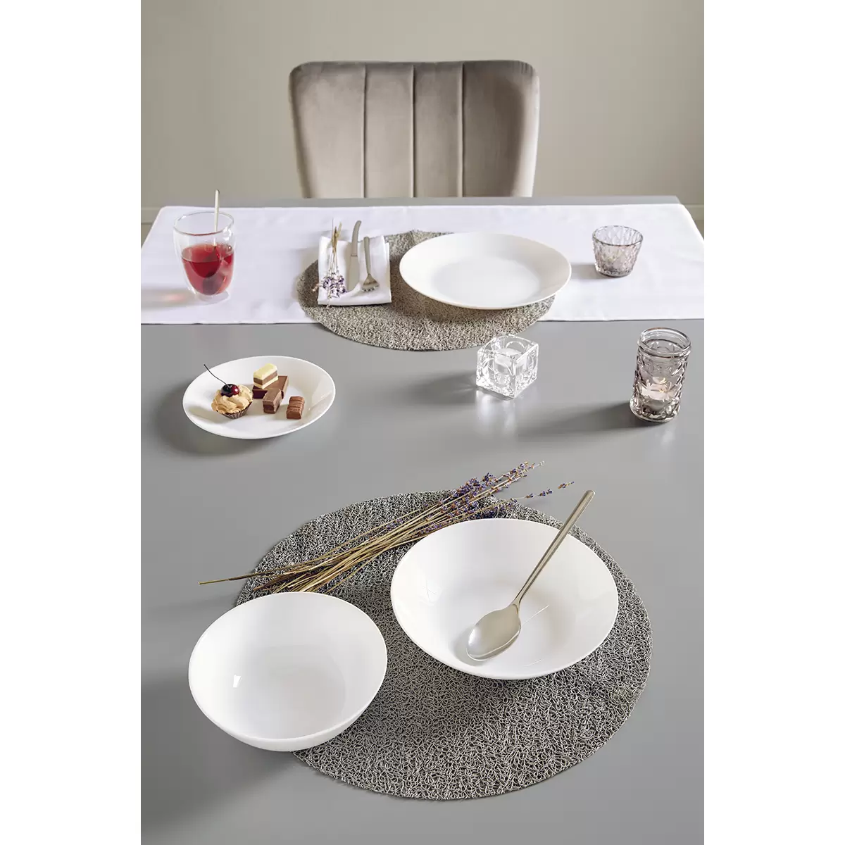 Speiseteller Olivia Best Price weiss