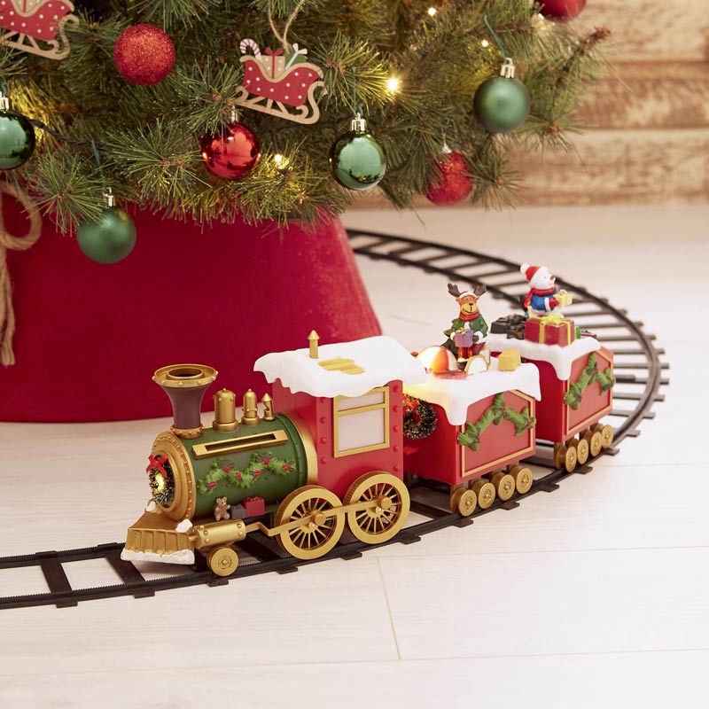 Train Express du Père-Noël sur rail