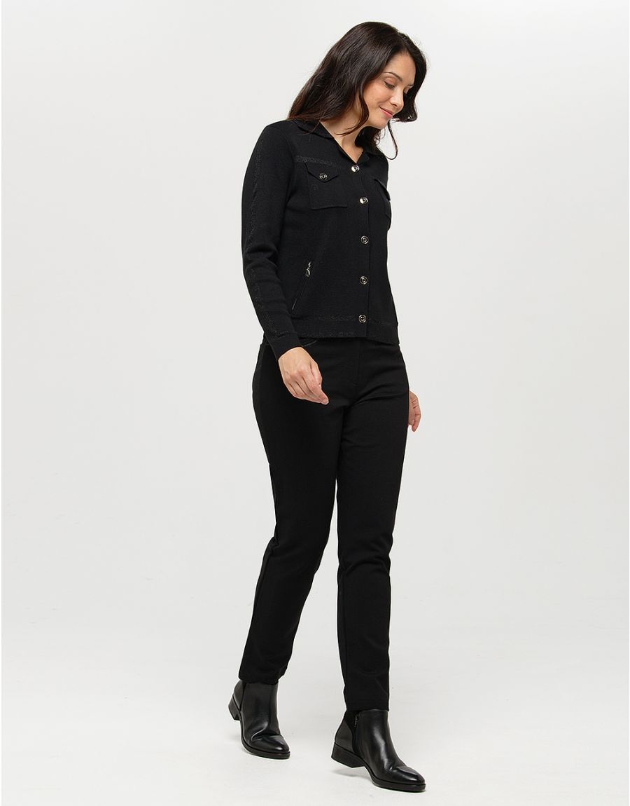 Gilet irisé noir