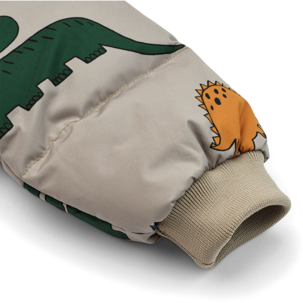 Køb LIEWOOD Dinosaurs / Mist Polle Down Puffer Dunjakke