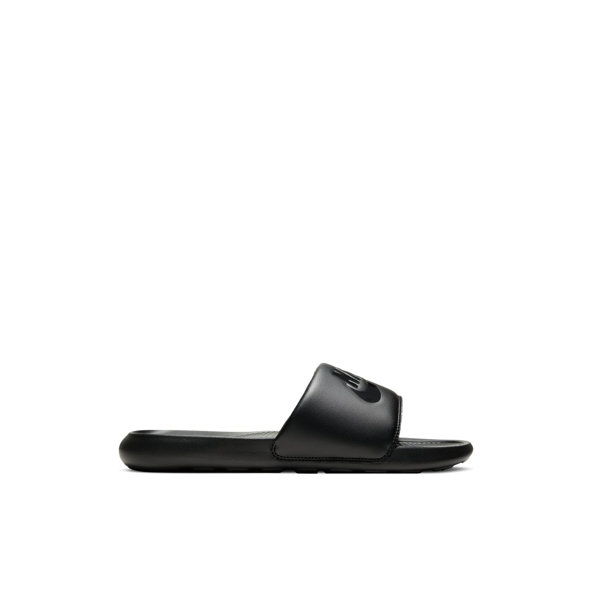 NIKE-Victori-m-Sandales athlétiques à glissière - Talon plat - Noir