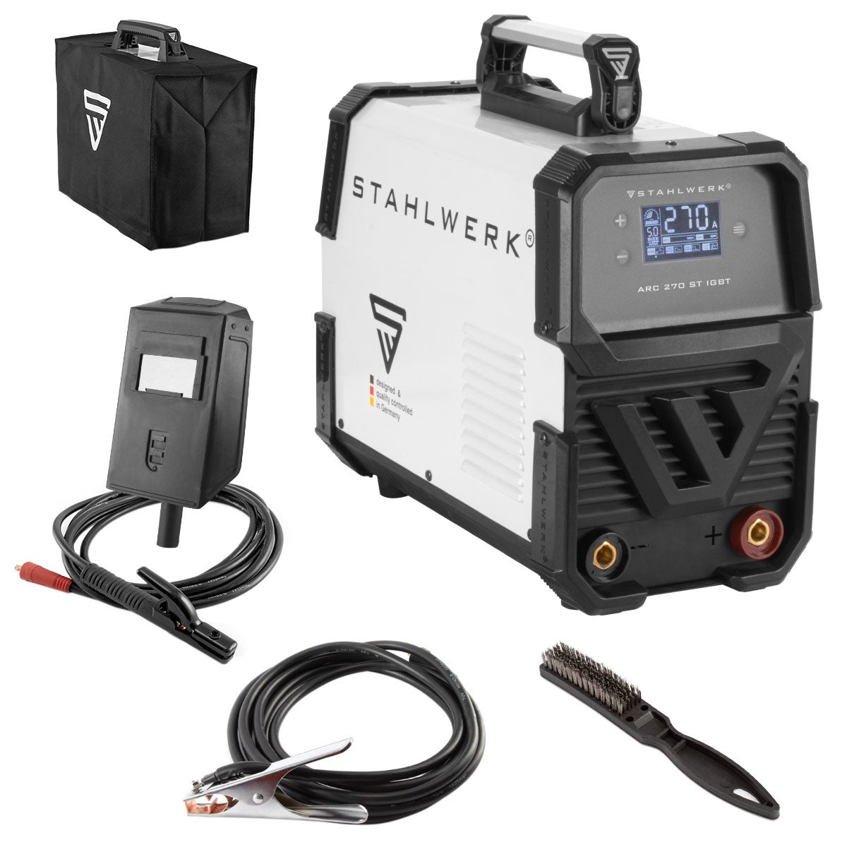 STAHLWERK ARC 270 ST DC MMA E Handinverter-lasapparaat met 270 A