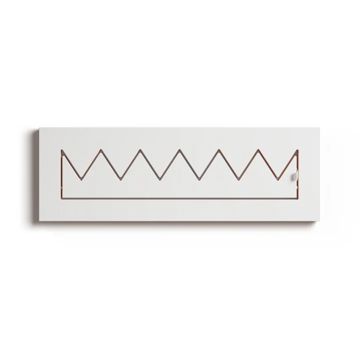 Ambivalenz - Fläpps Garderobe Crownhäng 80 x 20 cm weiss