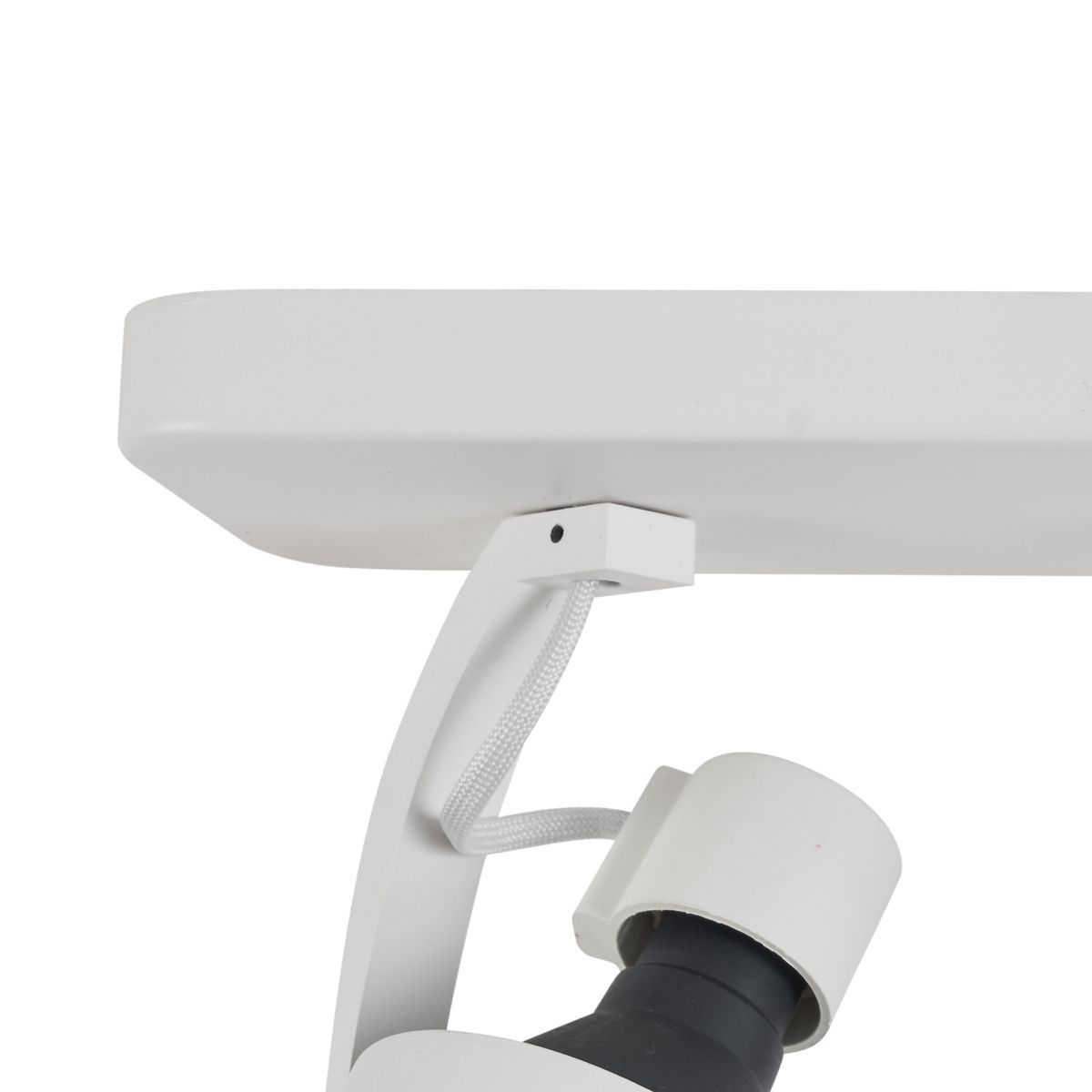 Design plafondspot wit GU10 70mm 2-lichts draai- en kantelbaar - Vo