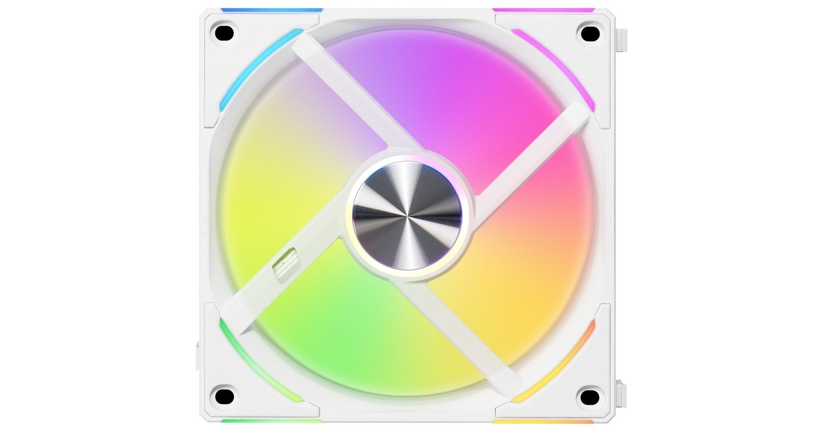 Lian LiUNI FAN AL120 V2 RGB case fan  (Wit, 120 x 120 x 28 mm, PWM)
