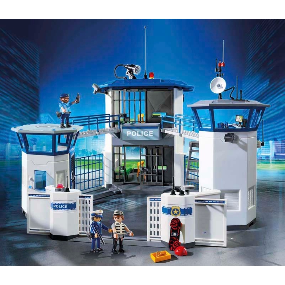 Playmobil 6919 Polizeihauptquartier mit Gefängnis